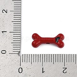 Perline di smalto in lega verniciate a spruzzo con placcatura a cremagliera&nbsp;PALLOY-P309-07C