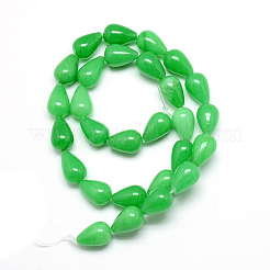 Natürliche weiße Jade perlen Stränge&nbsp;G-T004-09