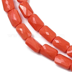 Chapelets de perles en verre opaques&nbsp;GLAA-Z018-D23