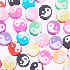 Handgefertigte Polymer Clay Perlen Strang&nbsp;CLAY-NB0001-34