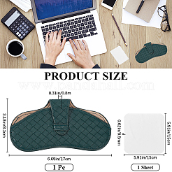 1 bolsa de almacenamiento para gafas de cuero sintético&nbsp;AJEW-CN0002-61A