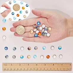 Cabochons di vetro&nbsp;GLAA-SC0001-03B