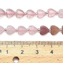 5 Stile synthetisches Kirschquarzglas & natürlicher Erdbeerquarz & Mookait & Rhodonit & Rosenquarz Perlenstränge&nbsp;G-F811-A01-01