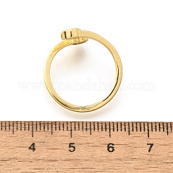 Bagues de manchette en laiton pour femmes&nbsp;RJEW-U044-F
