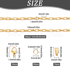 DIY-Kits zur Herstellung von Kettenarmbändern und Halsketten&nbsp;DIY-SC0020-21G