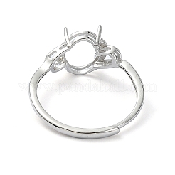 Verstellbare 925 Sterling Silber Ring Komponenten&nbsp;STER-K179-02P
