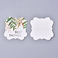 Tag regalo di carta motivo floreale&nbsp;CDIS-K002-E10