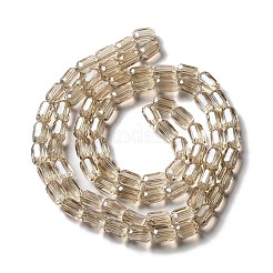 Chapelets de perles en verre électroplaqué&nbsp;EGLA-D031-01-17
