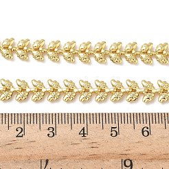 8 mm Messing-Gliederkette mit Schmetterlingsflügeln für Damen&nbsp;NJEW-K271-19G