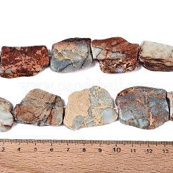 Colliers de perles en tranches de pierre shoushan naturelle&nbsp;G-Q616-04A