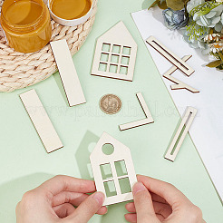Plateaux de service en bois&nbsp;DIY-WH0349-305