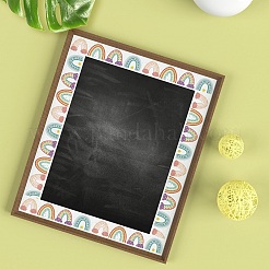 Rouleau d'autocollants de bordure de tableau d'affichage arc-en-ciel&nbsp;LS-DIY-K038-02