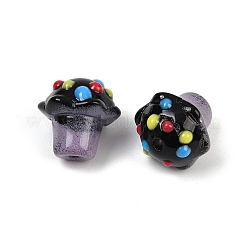 Cuentas de vidrio con bultos&nbsp;GLAA-B025-01E