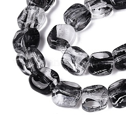 Chapelets de perles vernissées manuelles&nbsp;LA-N046-01A
