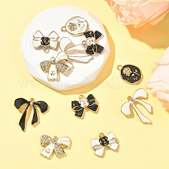 Encantos de esmalte de aleación 16pcs 8 estilos&nbsp;ENAM-YW0006-97