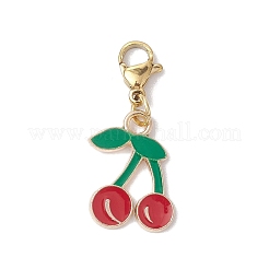 Decorazione pendente in smalto in lega di frutta&nbsp;HJEW-JM02003