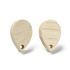 Ohrstecker aus Eschenholz&nbsp;EJEW-N017-011C