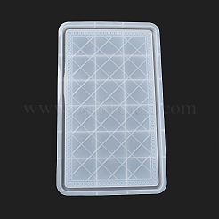 Moules de dessous de verre en silicone bricolage&nbsp;DIY-G079-19