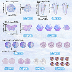 Perle di vetro trasparente&nbsp;GLAA-SC0002-49