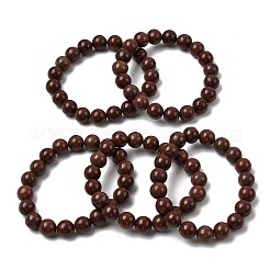 Armbänder aus natürlichen Kaffeejaspisperlen&nbsp;BJEW-A153-01B