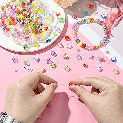 Kit fai da te per la creazione di gioielli con perline in acrilico e argilla polimerica&nbsp;DIY-YW0008-86