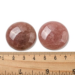 Natürliche Erdbeerquarz-Cabochons&nbsp;G-C115-02B-10