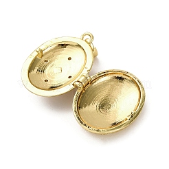 Ottone pendenti smalto medaglione&nbsp;KK-F912-05A-G