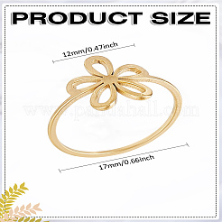 1 bague en acier inoxydable&nbsp;RJEW-LP0002-36G
