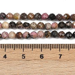 Natur Rhodonit Perlen Stränge&nbsp;G-RM2025-B33-4mm