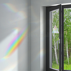 4 Stück Fensteraufkleber in 4 Stilen mit Haustier-Regenbogenmotiv&nbsp;DIY-GF0007-63