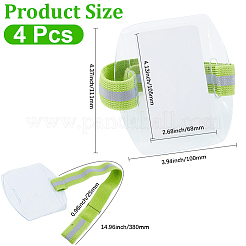 4 porta badge identificativo da braccio in poliestere e PVC&nbsp;OFST-GF0001-04A