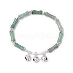 Braccialetti con ciondoli in perline di avventurina verde naturale per uomo e donna&nbsp;BJEW-TA00617