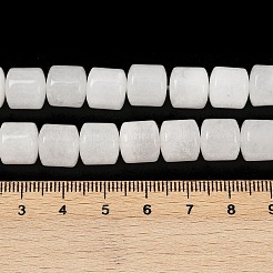 Natürliche weiße Jade perlen Stränge&nbsp;G-G275-D17-10x10mm