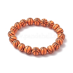 Ensemble de bracelets extensibles en perles acryliques pour hommes&nbsp;BJEW-JB10657-02