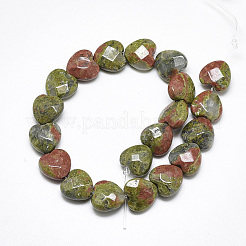 Perline Unakite naturali fili&nbsp;X-G-S357-E01-04
