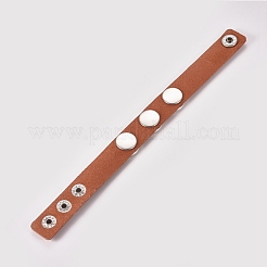 Bracelets de cordon imitation cuir&nbsp;BJEW-WH0009-05I