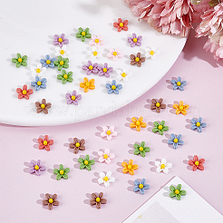 160 cabochon in resina per nail art con fiori di 8 colori&nbsp;MRMJ-HY0001-40