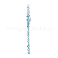 Stylo d'écriture en verre feuille d'argent&nbsp;DRAW-PW0005-03C