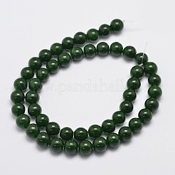 Natürliche und gefärbte Perle Malaysia Jade Stränge&nbsp;X-G-A146-8mm-A28