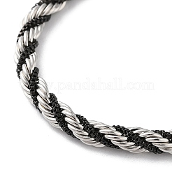 Bracelets à chaîne en acier inoxydable 304 pour femmes&nbsp;BJEW-G712-14A-PEB
