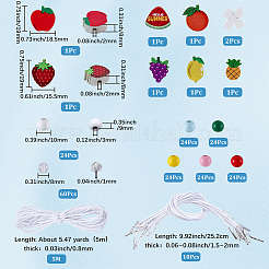 Kit fai da te per realizzare braccialetti di frutta&nbsp;DIY-BM0001-18