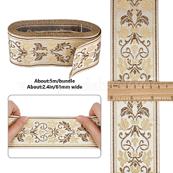Rubans plats polyester broderies ethniques&nbsp;OCOR-WH0058-98A