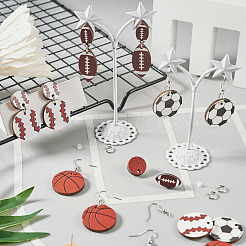 DIY-Ohrringherstellungsset zum Thema Sport&nbsp;DIY-TA0006-10