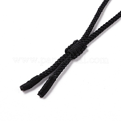 Collana a goccia con pietre preziose miste naturali regolabili con pendente a spirale con cordino in nylon da donna&nbsp;NJEW-L171-04