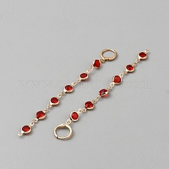Boucles d'oreilles à levier en alliage à pampilles rondes et plates&nbsp;EJEW-WH0020-36C