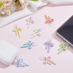 9 bouchon anti-poussière mobile en PVC de 9 couleurs.&nbsp;HJEW-SC0003-21