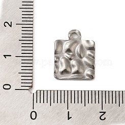 Strukturierte Anhänger aus Edelstahl 304&nbsp;STAS-G344-03A-P