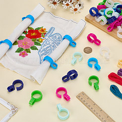 48 Stück winddichte Kunststoff-Clips in 6 Farben&nbsp;FIND-FG0005-38
