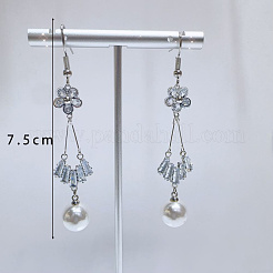 Orecchini pendenti con nappe in zirconia cubica trasparente esagerati&nbsp;RO8227-2