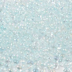 6/0 Innenfarben Fransen Glas Saatperlen Perlen&nbsp;SEED-A034-03J